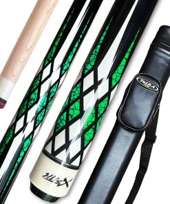 Cue Pool Tai ba Pool Stick con Funda, 13mm Punta, 58", Palo