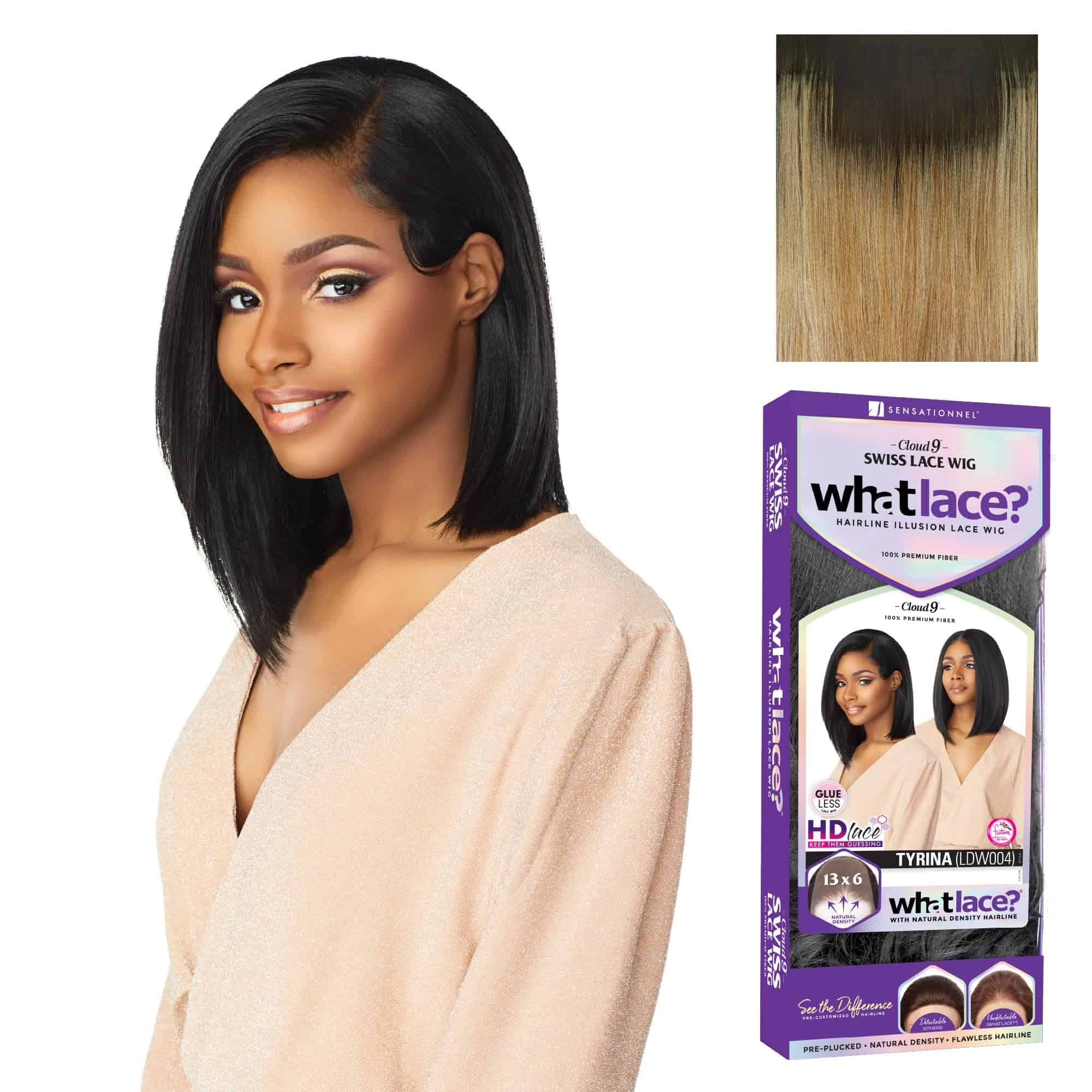 Peluca Sensationnel What Lace 13X6 - Tyrina Encaje Frontal