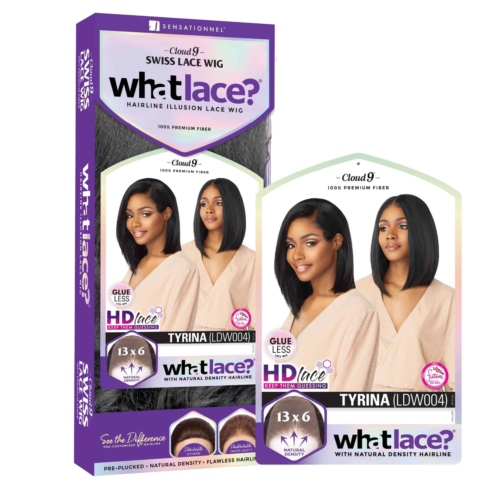 Peluca Sensationnel What Lace 13X6 - Tyrina Encaje Frontal - Imagen 9