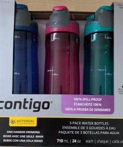 Botella de agua Contigo AUTOSEAL de 24 oz a prueba de