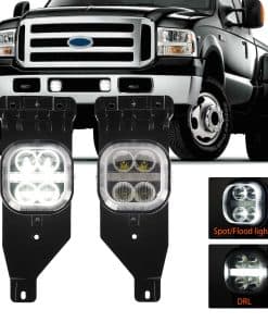 Luz Antiniebla LED con Luces de Circulación Diurna -