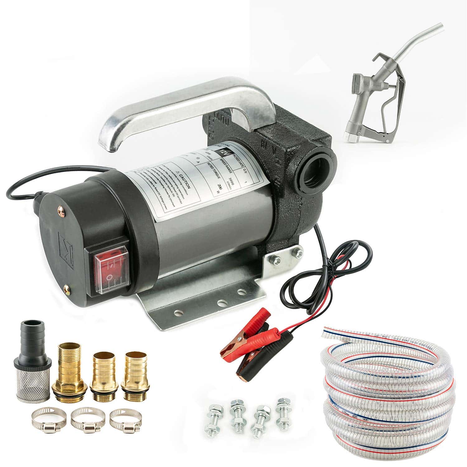 Kit de Bomba de Transferencia de Combustible Eléctrica 12V