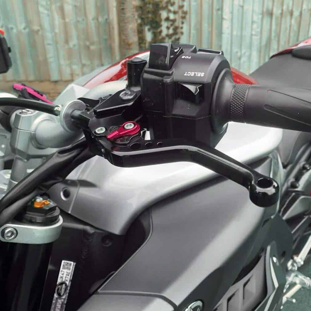 Palancas de freno y embrague ajustables cortas para Yamaha - Imagen 8