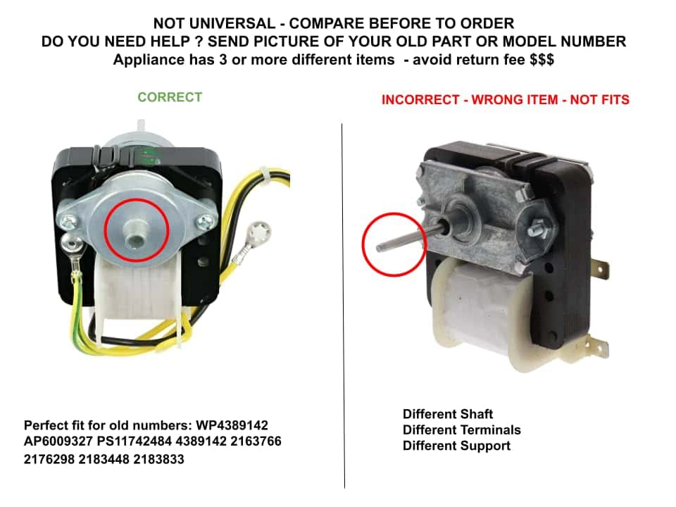 GK00986- Motor del Ventilador Evaporativo del Refrigerador - Imagen 6