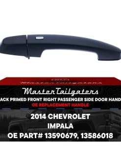 Manija de puerta exterior Master Tailgaters negra sin