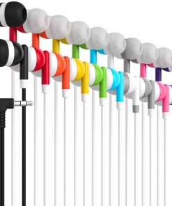 Paquete de 100 Audífonos Maeline con Conector de 3.5 mm -