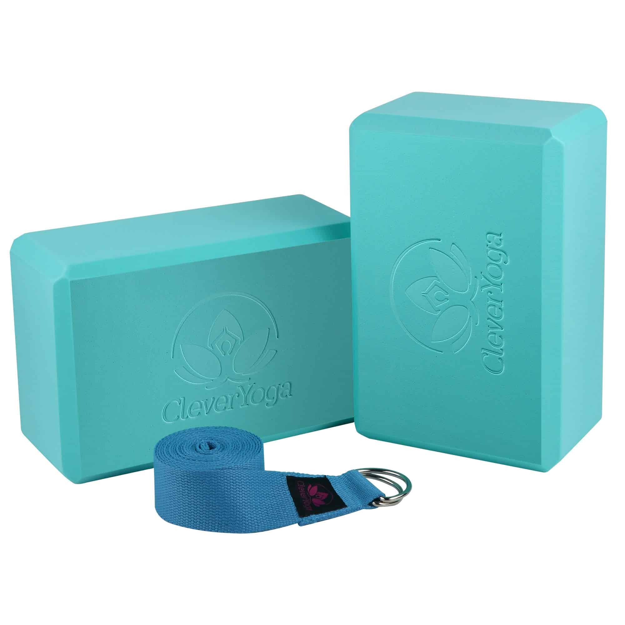 Bloques de Yoga Clever 2 Pack con Correa - Set de Bloques