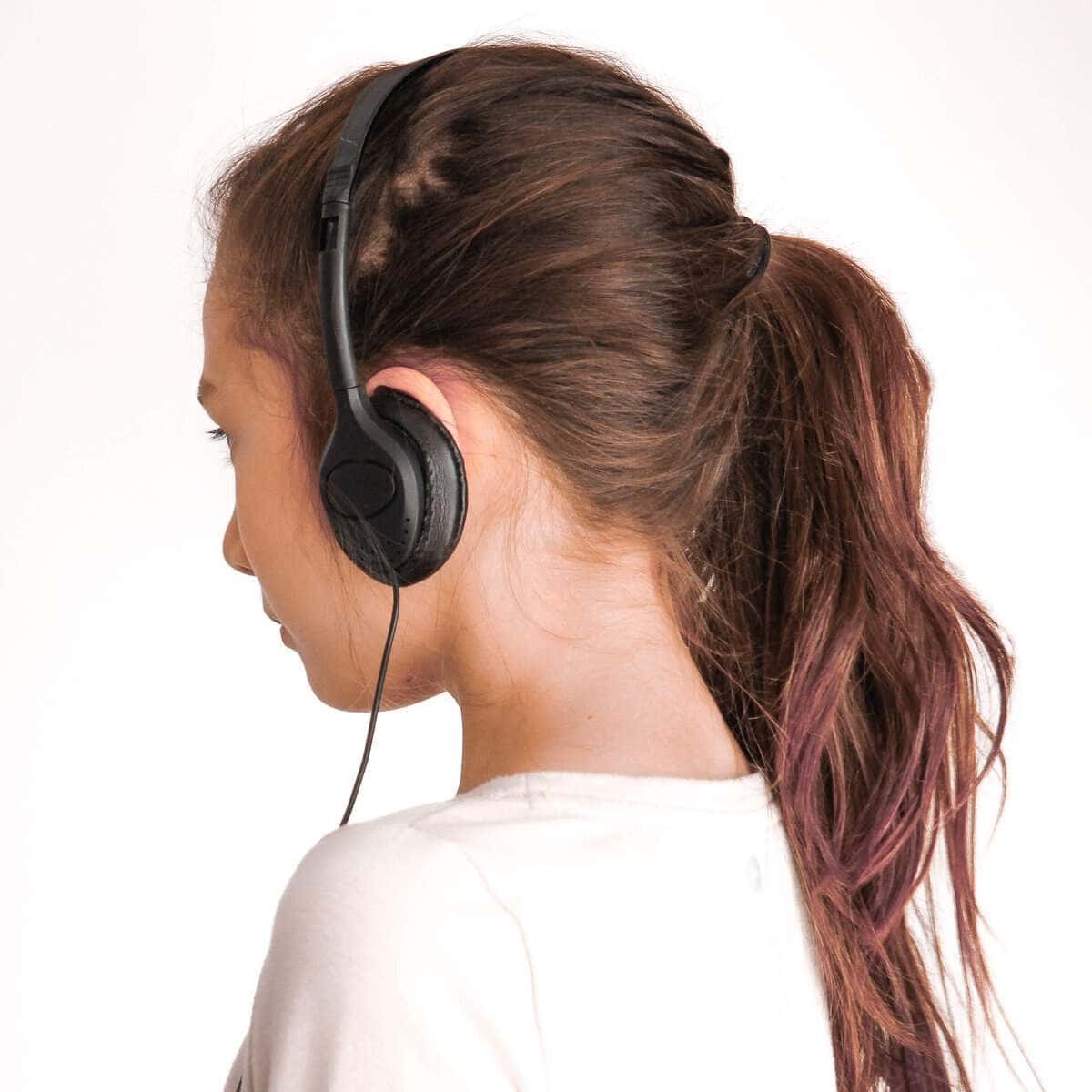 Audífonos estéreo Soundnetic SN313 para salón de clases con - Imagen 8