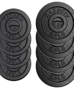 Set de Placas de Peso Estándar de Hierro Fundido A2ZCARE