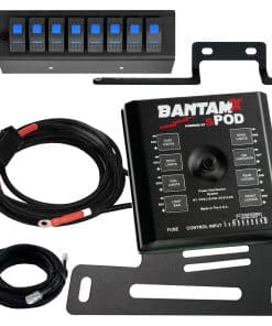 Panel de interruptores BantamX con LED azul para JK