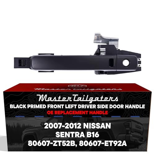 Manija de puerta exterior Master Tailgaters negra con