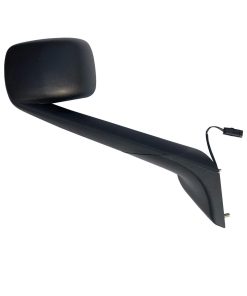 Espejo de capó negro de repuesto para el lado del pasajero