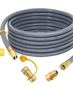 Kit de extensión de manguera de gas natural de 24 pies 1/2