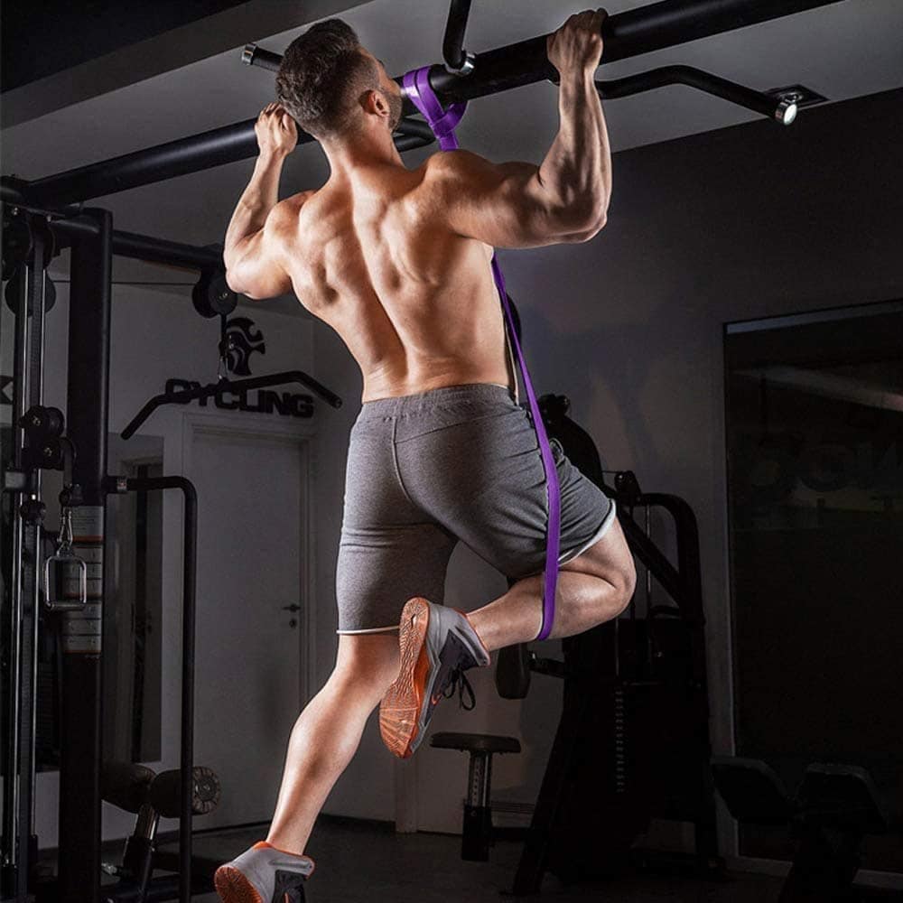 Bandas de Resistencia para Ejercicio - 35-85lbs (Morado) - Imagen 8