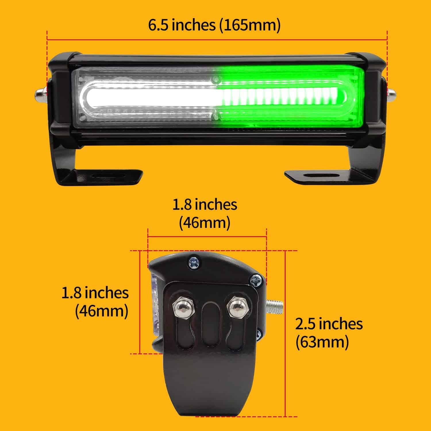 Luces de Emergencia Estroboscópicas para -Blanco Verde - Imagen 8