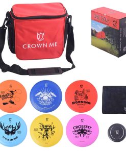 Set de Inicio de Disc Golf CROWN ME, Set de -Rojo