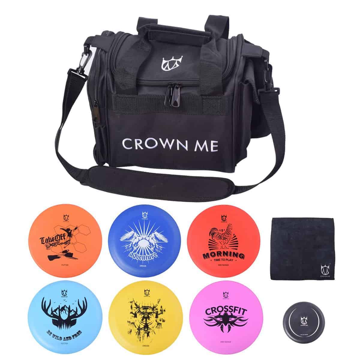 Set de Inicio de Disc Golf CROWN ME, Set de -Negro