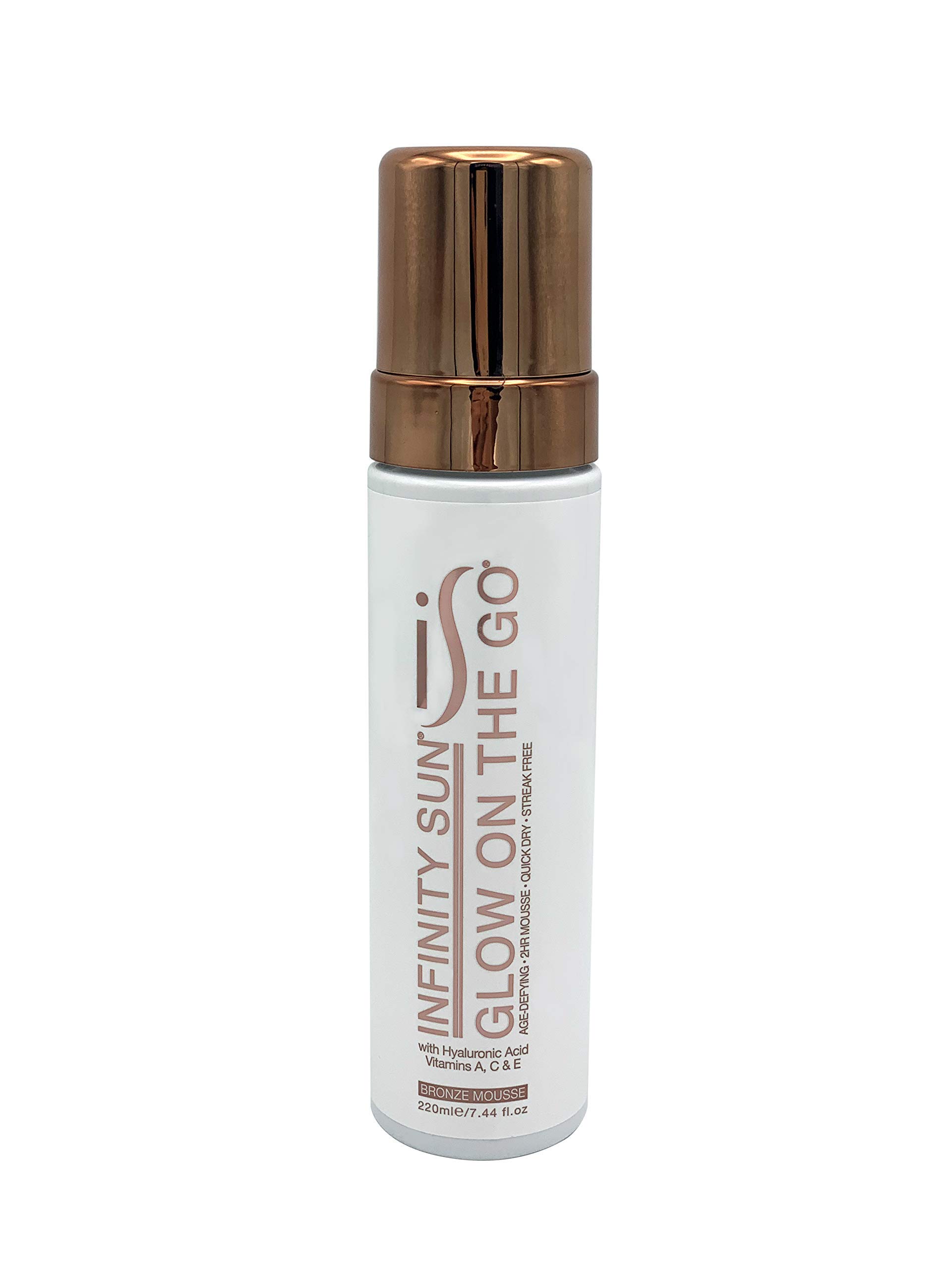 Infinity Sun, Glow on the Go | Autobronceador Mousse Bronce