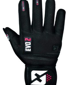 Guantes de Levantamiento de Pesas skott Evo 2 -Negro/Largo
