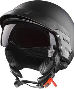 Casco Abierto para Motocicleta Cartman con -Negro