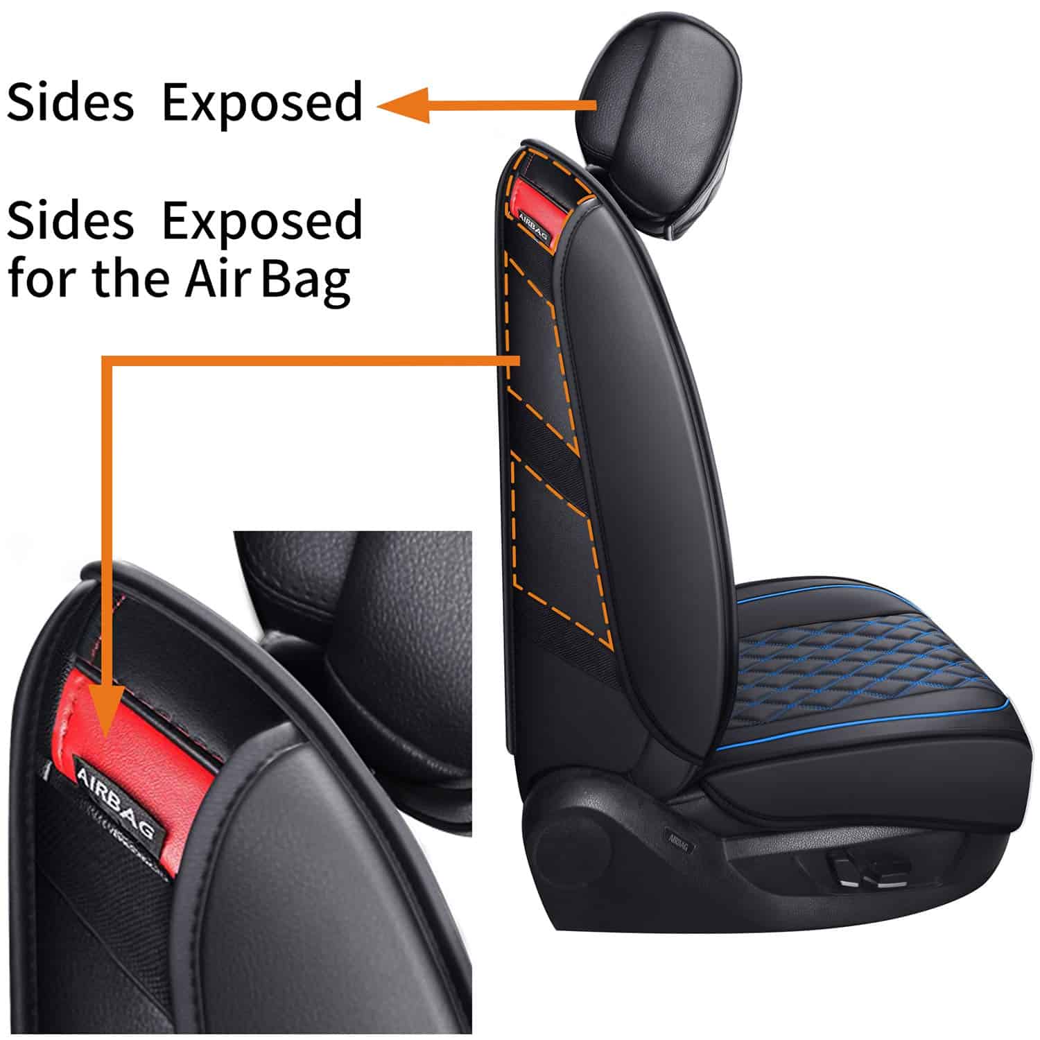 Cubiertas de Asiento para Coche Aierxuan Juego Completo con - Imagen 5