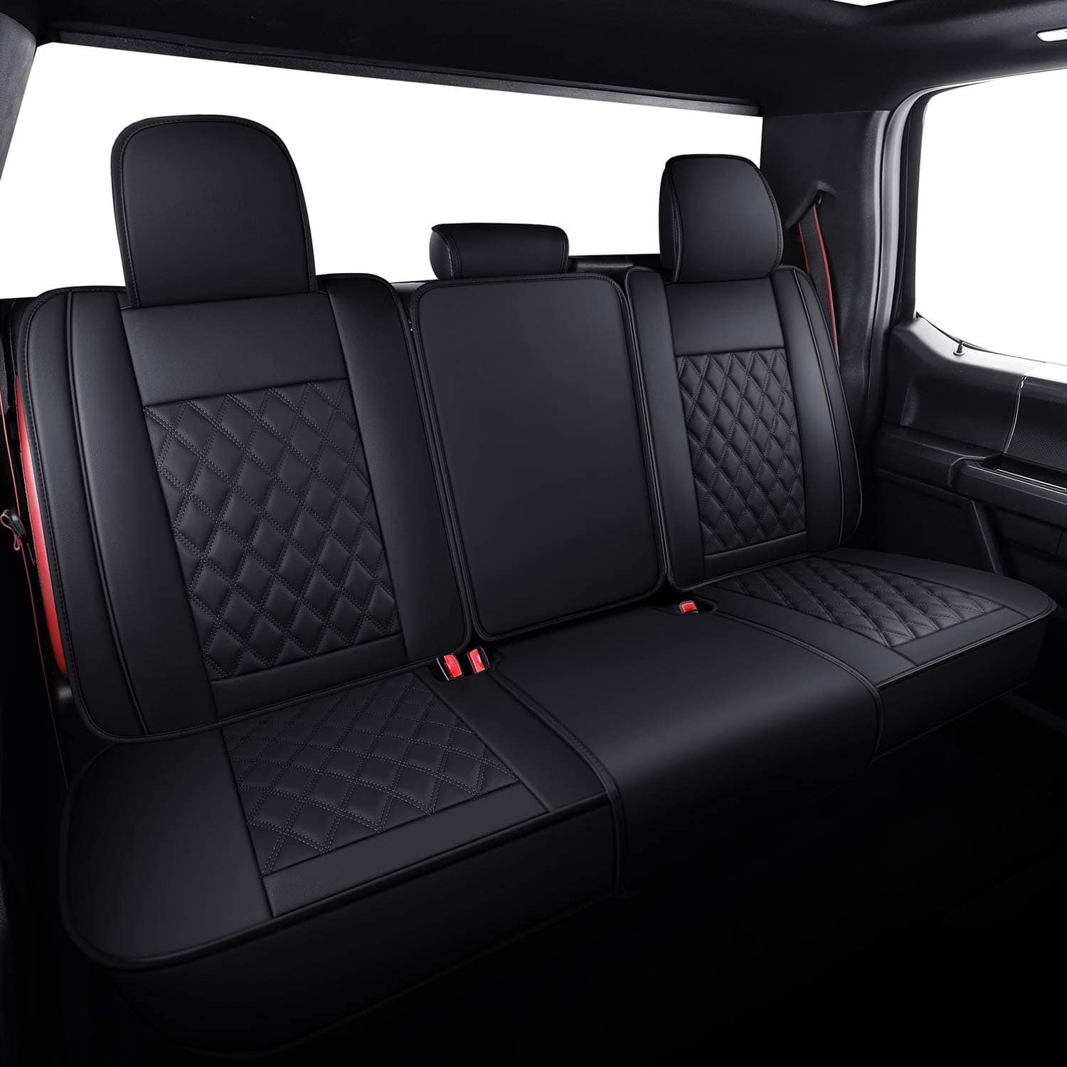 Cubiertas de asiento para automóvil Aierxuan -Negro - Imagen 4