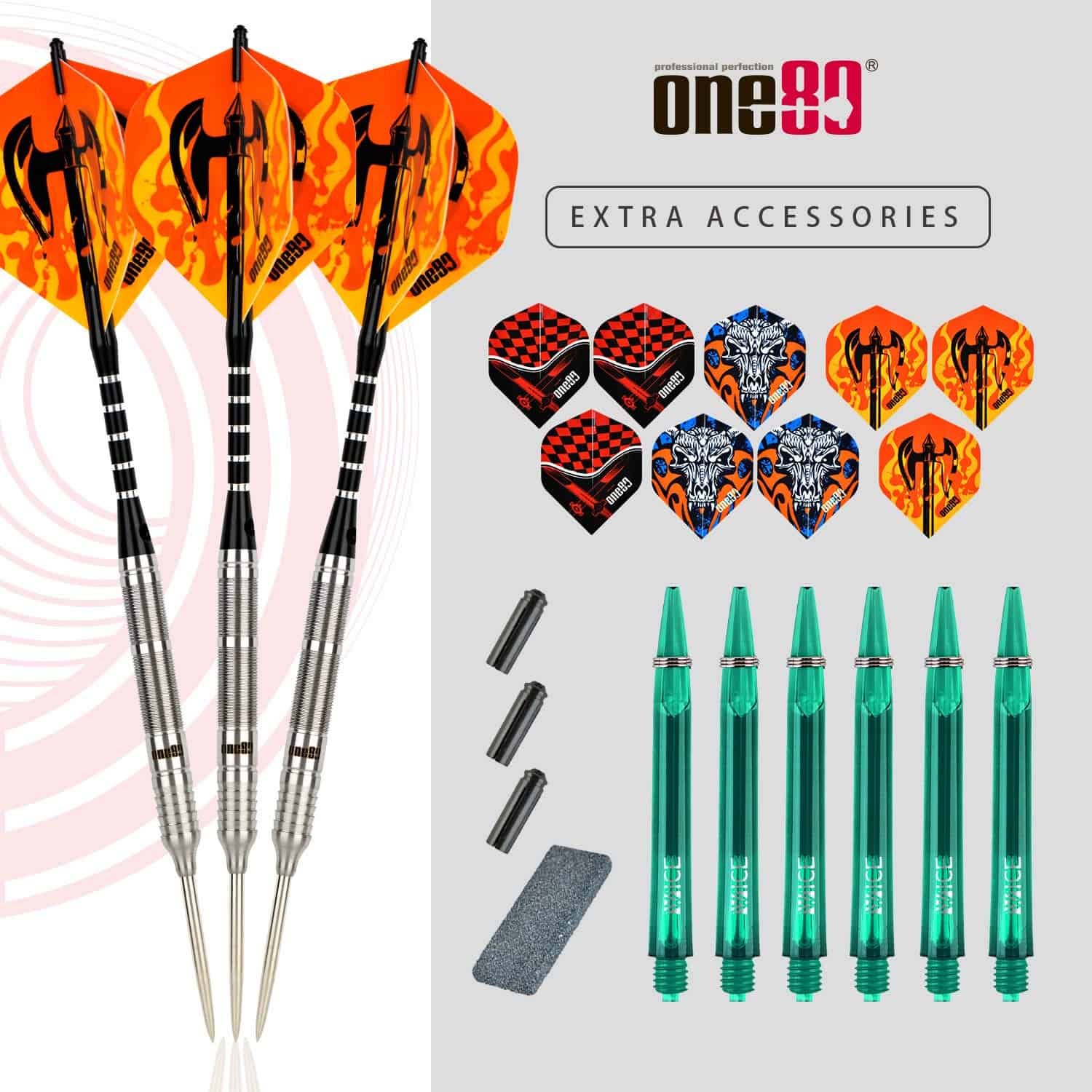 Set de Dardos Profesionales de Punta de -(H - 21g) - Imagen 7