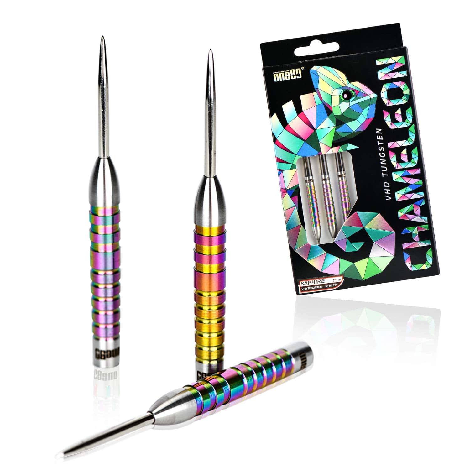 ONE80 Juego de Dardos de Punta de Acero de -ofesional - Imagen 8