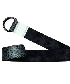YOGA DESIGN LAB | La Correa de Yoga | Lujosa, -Negro Mandala