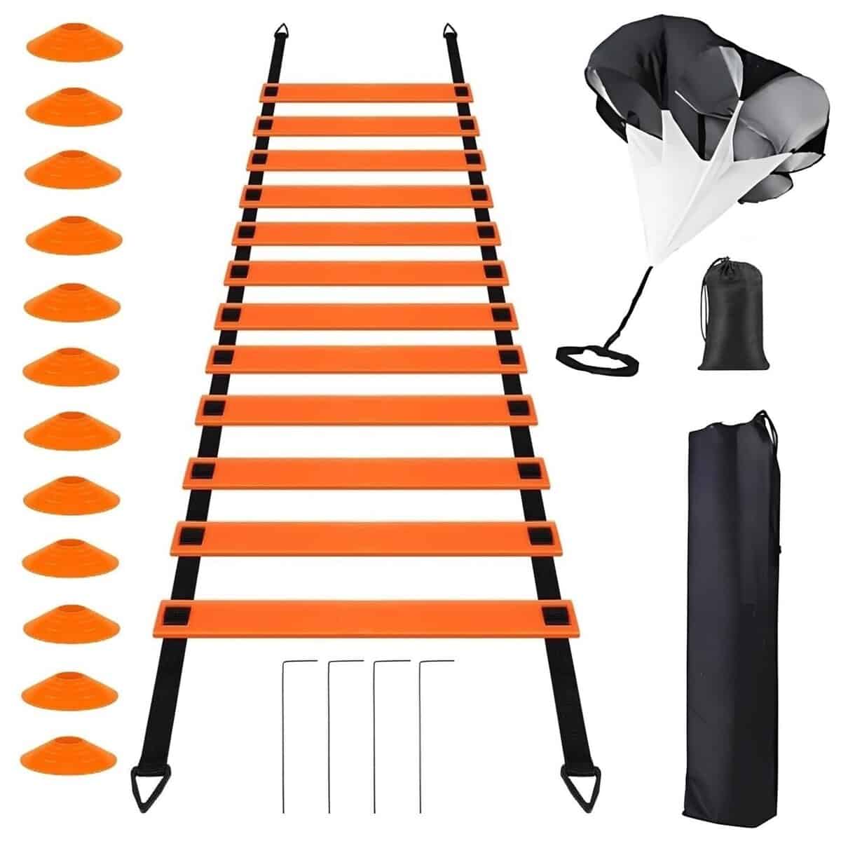 ANSLYQA 20 Pcs Set de Equipos de Entrenamiento de Velocidad
