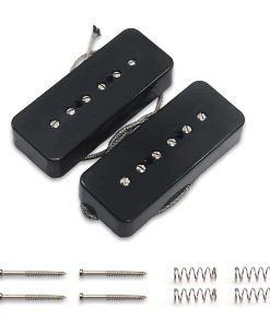 SAPHUE 2pcs Vintage Alnico 5 Soapbar P-90 Guitar Pickup