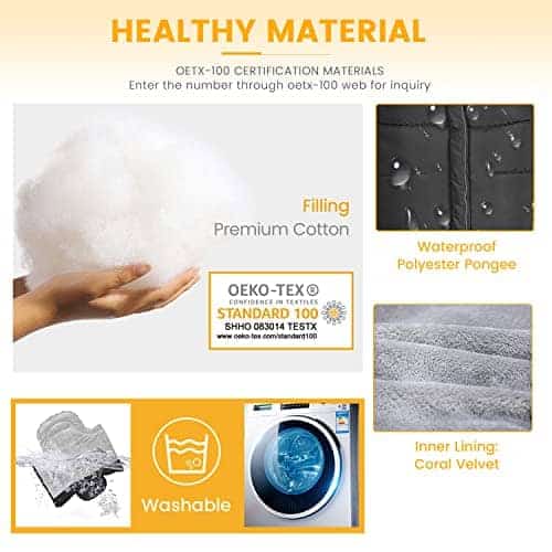 Orzbow Warm Bunting Bag Universal, Saco de -Negro - Imagen 8