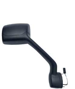 Espejo de capó negro de repuesto lado del pasajero para