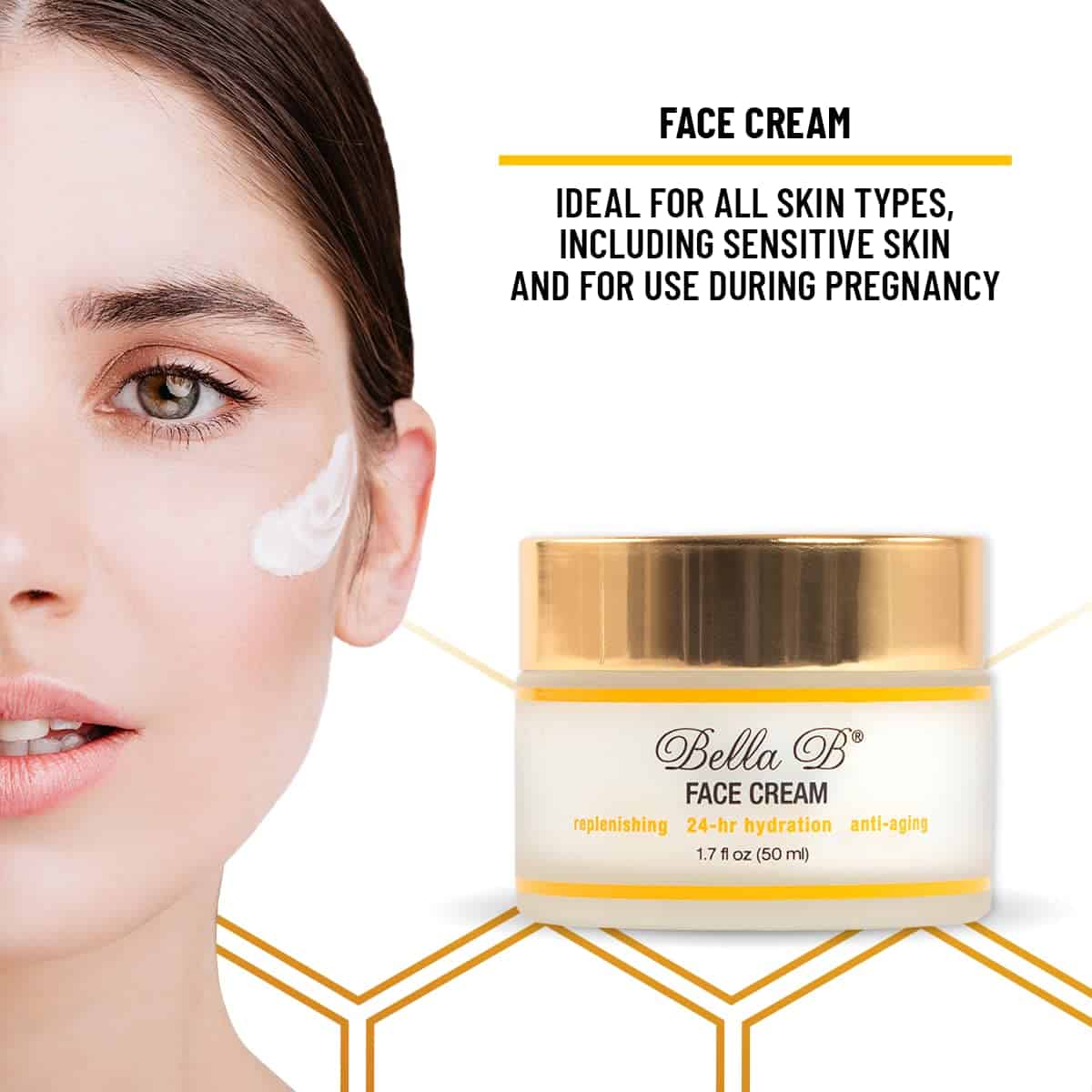 Crema Facial Bella B 1.7 oz Jar - Resplandor Facial - - Imagen 3