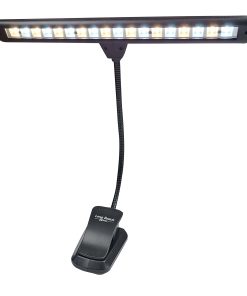 Luz de Orquesta Clip-On Extra Ancha con 18 LED Recargable