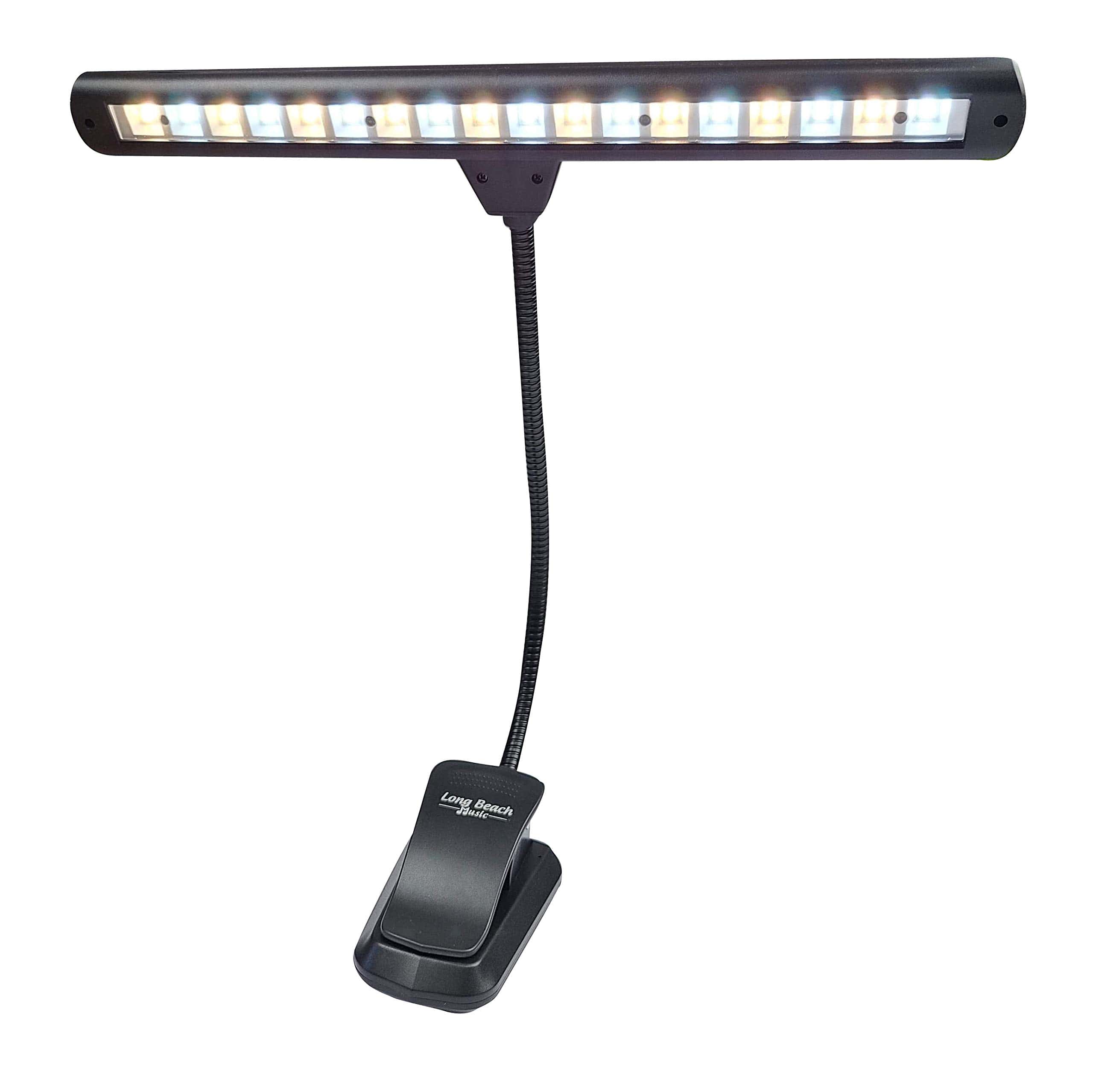 Luz de Orquesta Clip-On Extra Ancha con 18 LED Recargable