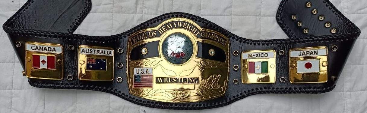 Cinturón réplica del campeón de peso pesado de la NWA Dome - Imagen 3
