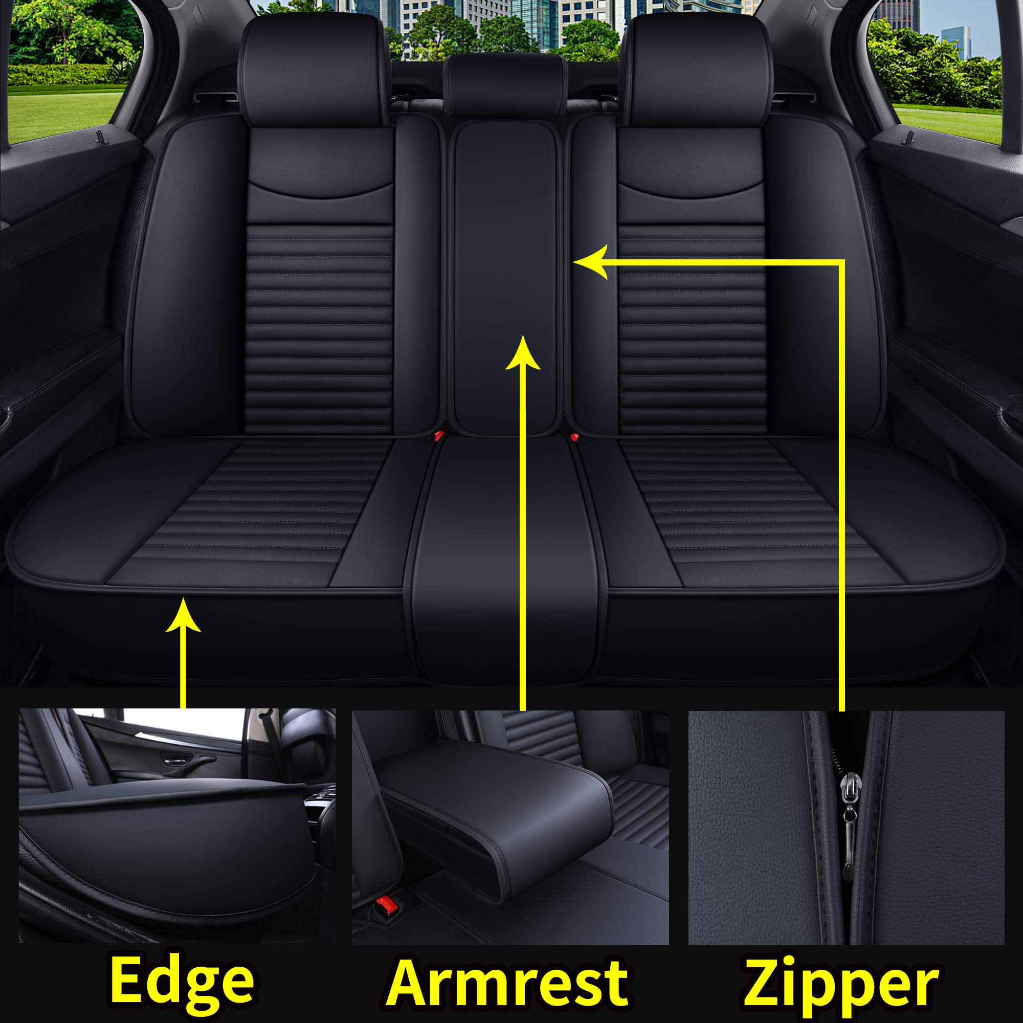 Aierxuan 5 Fundas de Asiento de Coche Juego Completo - Imagen 6