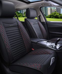 Aierxuan 5 Fundas de Asiento de Coche Completo de Cuero