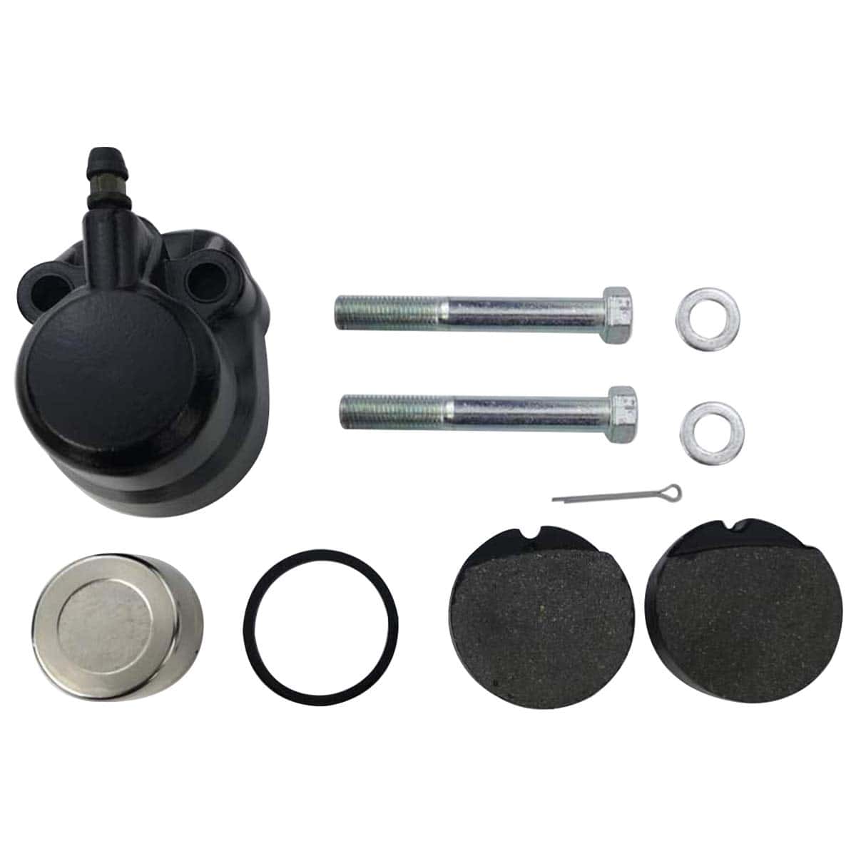 M MATI Juego de Pinza de Freno Delantero con Pastillas para