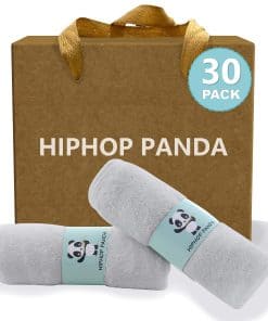 HIPHOP PANDA Paños de Baño para Bebés, Hechos de Bambú -