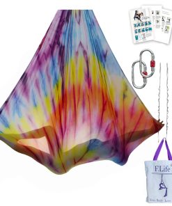 F.Life Aerial Yoga Hammock 5.5 yardas Tela de Seda Aérea