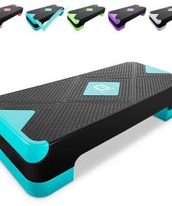 GYMMAGE Step Aeróbico Ajustable para Entrenamiento,