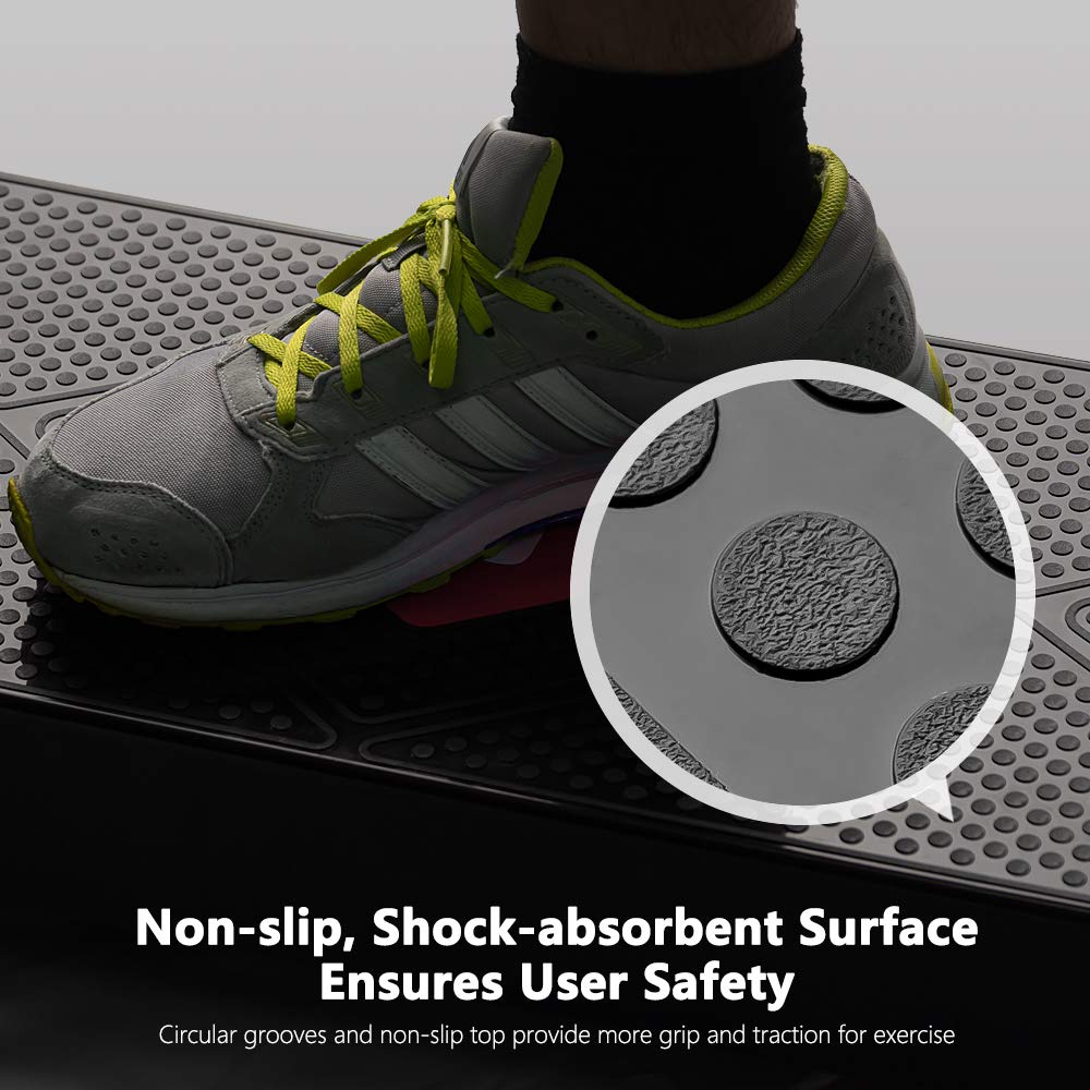 Aeróbicos Ajustable GYMMAGE Stepper, Plataforma de - Imagen 3