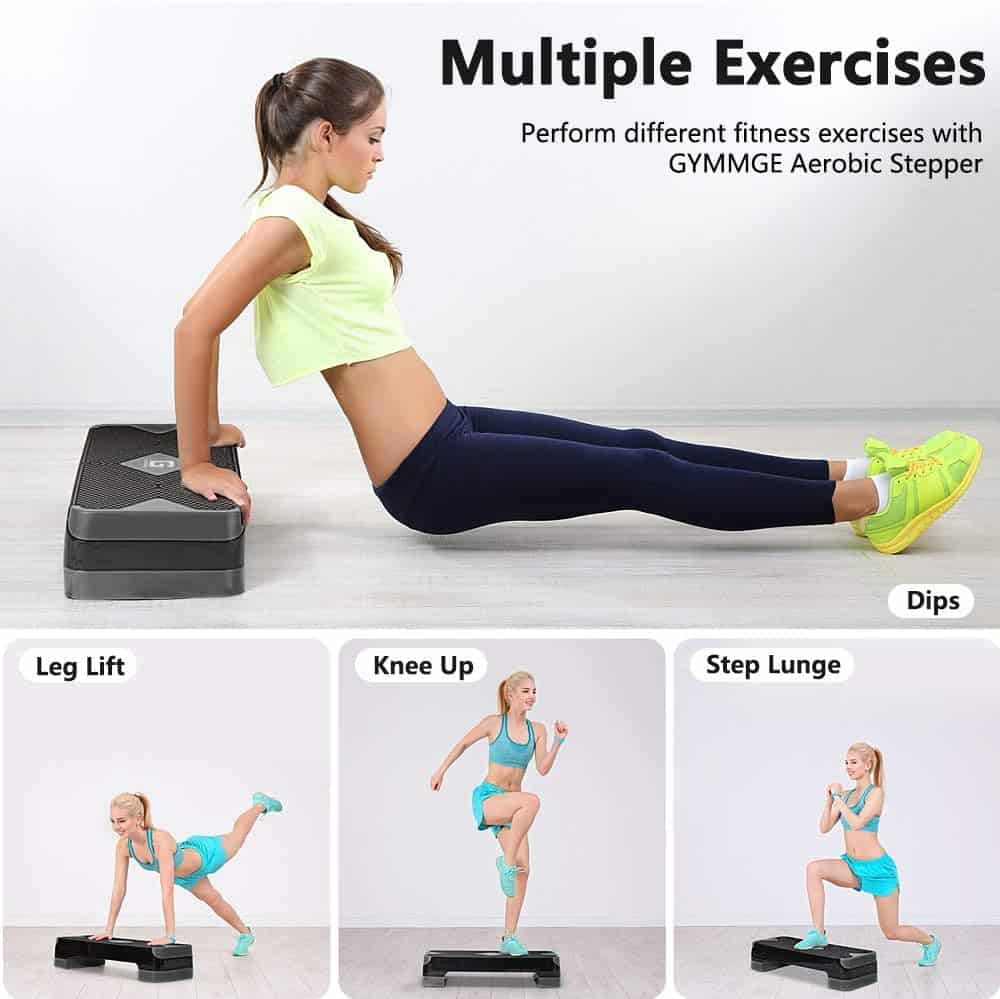 Escalón de Ejercicios Aeróbicos Ajustable GYMMAGE, - Imagen 8