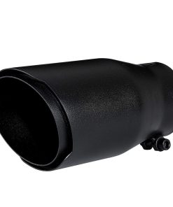 Extremo de escape negro - Diseño de perno de 3 pulgadas de