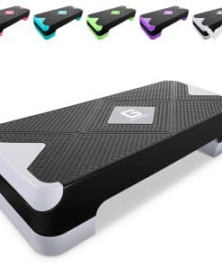 GYMMAGE Adjustable Workout Aerobic Stepper, Plataforma de