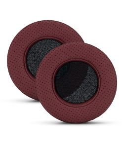 Almohadillas de Espuma de Memoria Redondas -Rojo Perforado