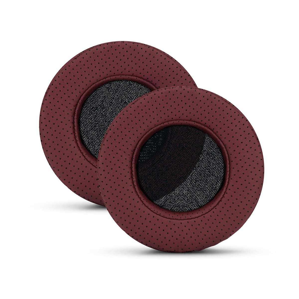 Almohadillas de Espuma de Memoria Redondas -Rojo Perforado