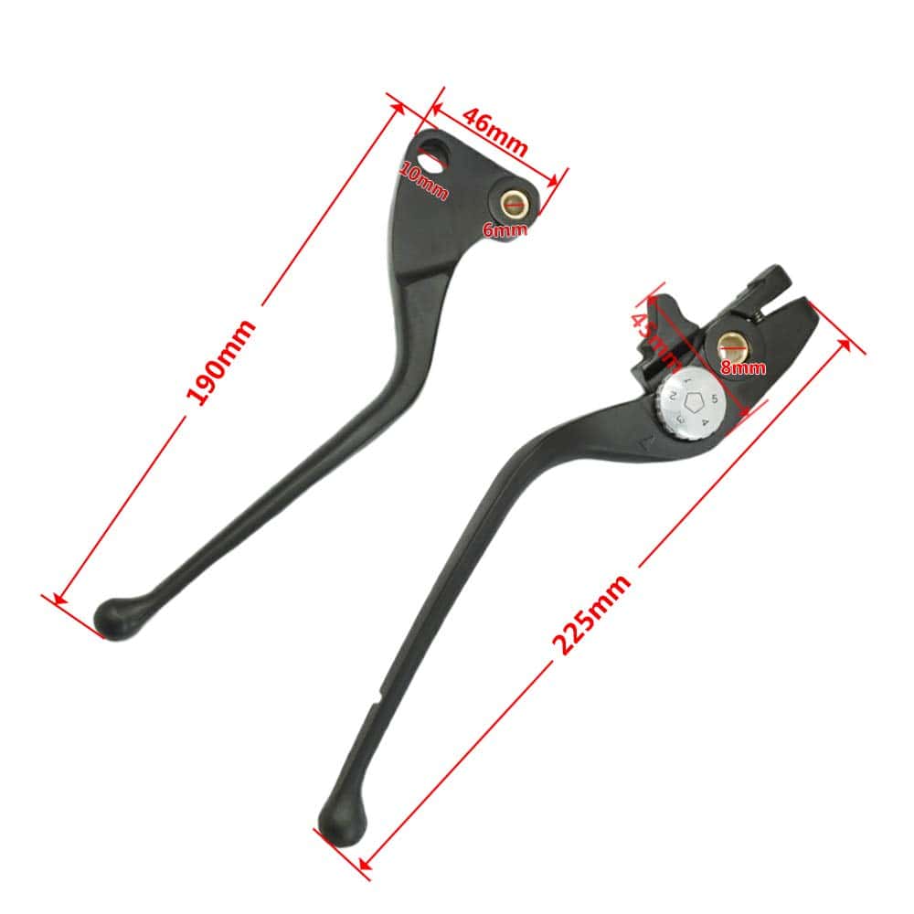 S SYUU Palanca de Freno y Embrague Motocicleta Compatible - Imagen 3